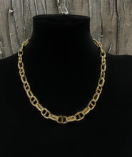 Load image into Gallery viewer, Diamond G Link Necklace - ANGIE MAR 
