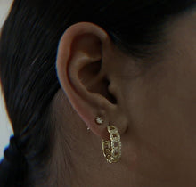 Load image into Gallery viewer, LOVER CUBAN HOOPS - ANGIE MAR 
