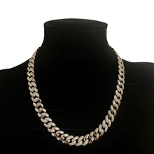 Load image into Gallery viewer, Two Tone Diamond Cuban - ANGIE MAR 
