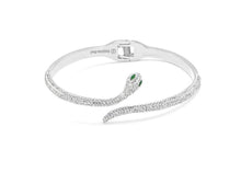 Load image into Gallery viewer, Diamond Snake Cuff Bracelet - ANGIE MAR 
