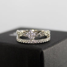 Load image into Gallery viewer, Dainty Double Ring - ANGIE MAR 
