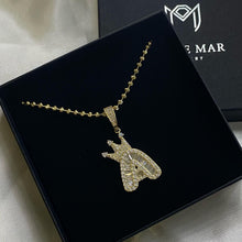 Load image into Gallery viewer, Crown Initial Necklace
