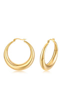 Load image into Gallery viewer, Vintage Oval Hoops
